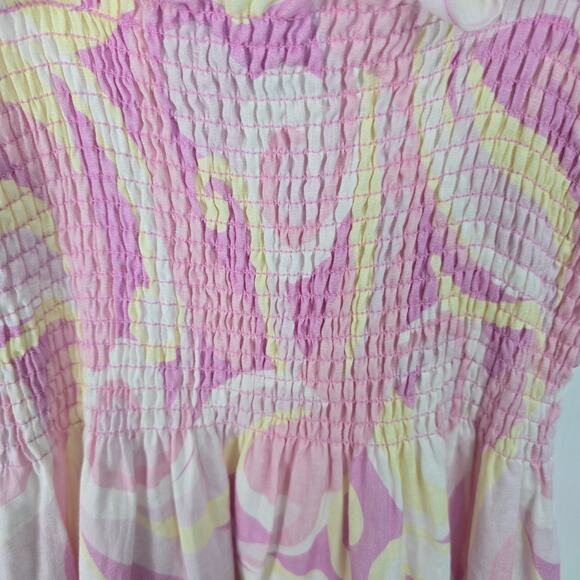 Hill House Ellie Nap Dress XXS Candy Kaleidoscope Tiered Midi Limited Edition - Picture 7 of 8